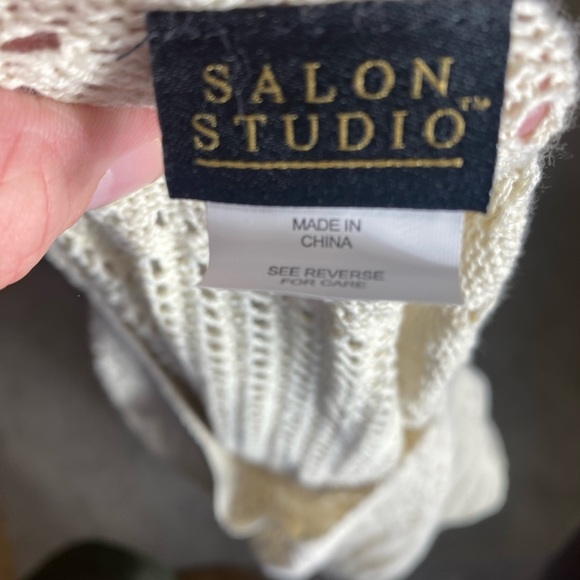 Boho Crochet Sweater NWT - Picture 12 of 15